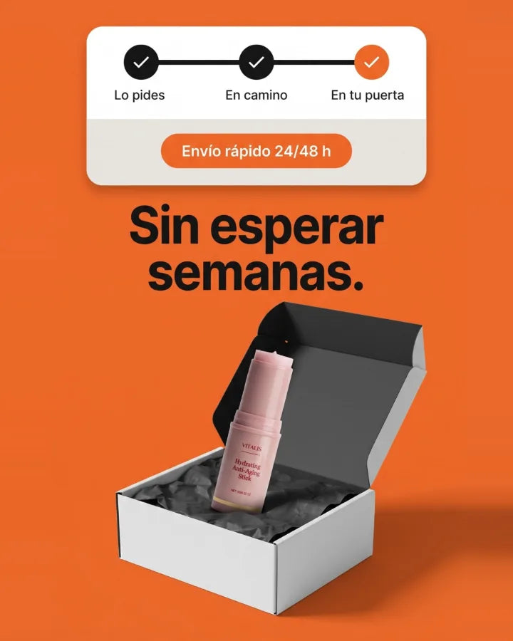 Lo pides, en camino, en tu puerta. Envío rápido 24/48 h. Sin esperar semanas